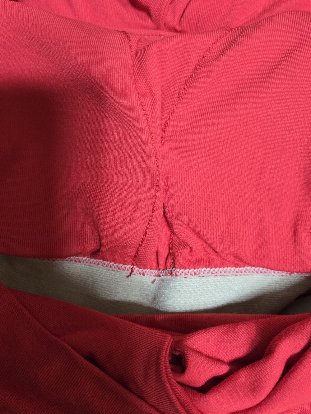 OGL Size S Vibrant Red Cross-cross Neckline Maxi Dress, Built-in Brami Bra NWT - Picture 3 of 10